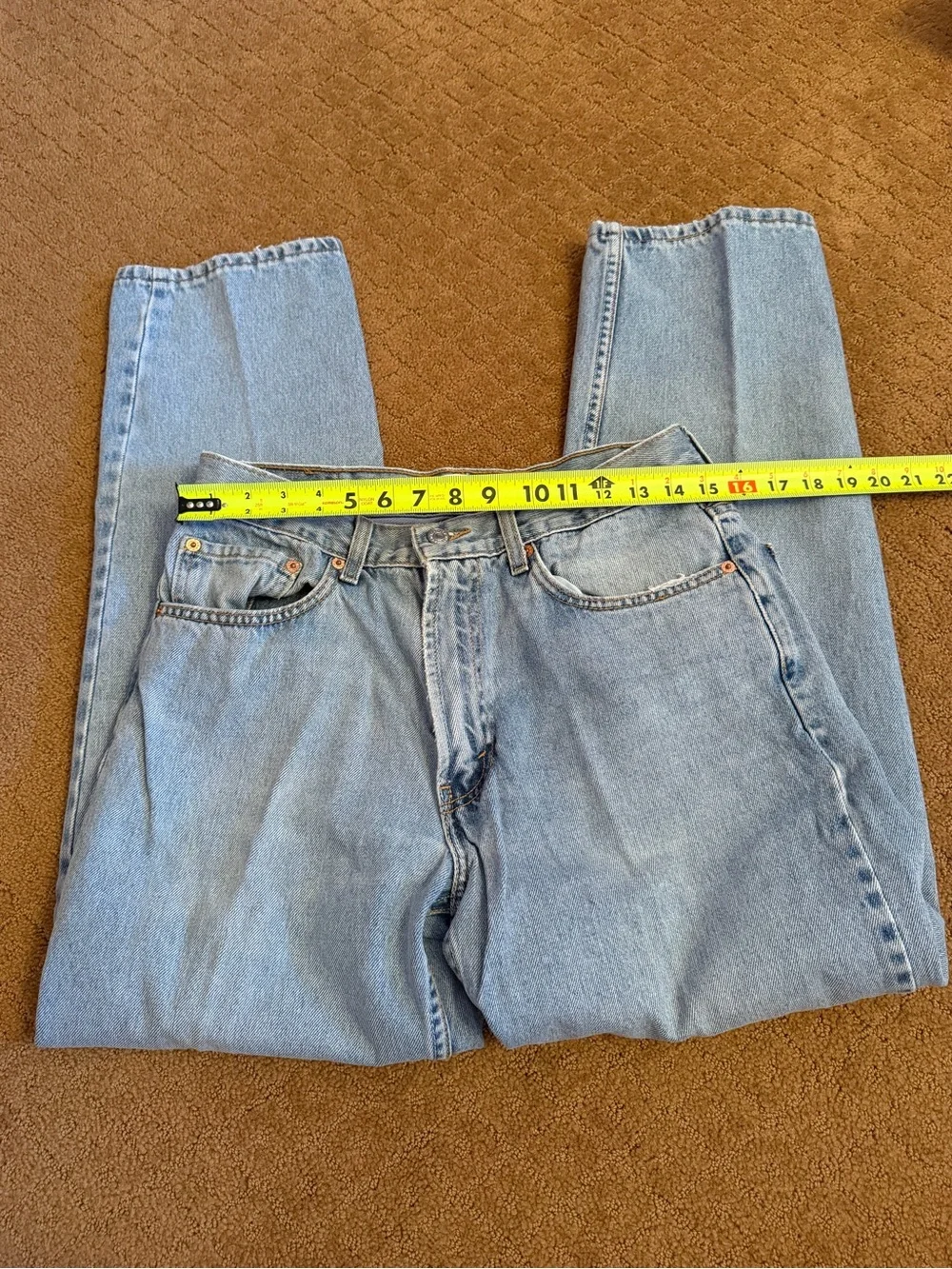 Levi's 550 Men's Relaxed Fit Jeans Blue Medium Wash Jeans Size 33x32